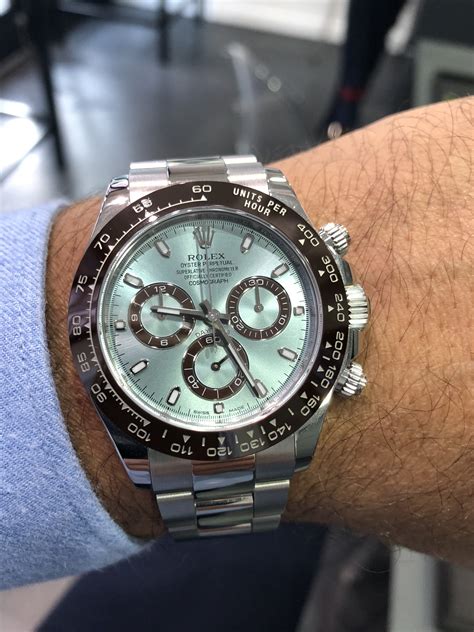 rolex cosmograph daytona platinum ice blue|daytona Rolex platinum price.